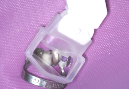 Aspirador especial colocado