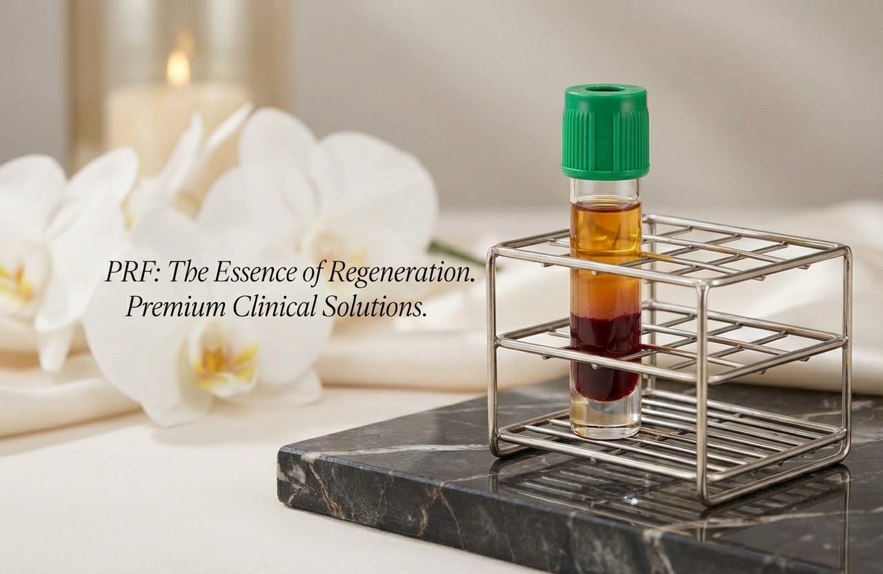 Tubo PRF con concentrado plaquetario listo para usar
